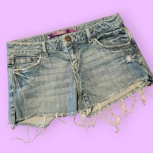 PINK Y2K Cut Off Vintage Daisy Duke Shorts - Size 3 JR's